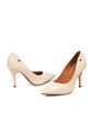 Tacón Stiletto Alto Crema -Croco Vizzano de Vizzano