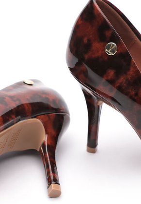 Tacón Stiletto Alto Multi Negro Vizzano