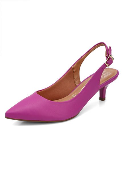 Tacón Medio Violeta Vizzano