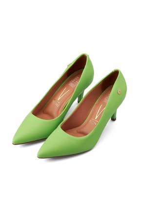 Tacón Medio Verde Holográfico Vizzano