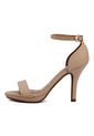 Sandalia Tacón Beige Vizzano Pelica de Vizzano