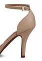 Sandalia Tacón Beige Vizzano Pelica de Vizzano