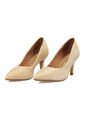 Tacón Stiletto Medio Glitter Dorado Vizzano de Vizzano
