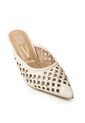 Vizzano  Zapatos  Puntudo De Tacón Para Mujer 0221456-106CREMA de Vizzano