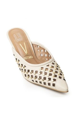 Vizzano  Zapatos  Puntudo De Tacón Para Mujer 0221456-106CREMA Vizzano