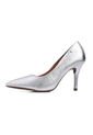 Tacón Alto Plateado de Vizzano