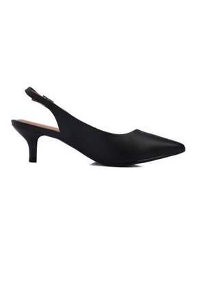 Tacón Medio Negro Vizzano