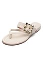 Sandalia Plana Flip-Flop Marfil Vizzano de Vizzano