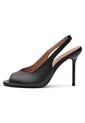 Tacon Alto Peep Toe Negro Vizzano de Vizzano