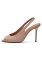Tacon Alto Peep Toe Beige Vizzano de Vizzano