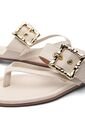 Sandalia Plana Flip-Flop Marfil Vizzano de Vizzano