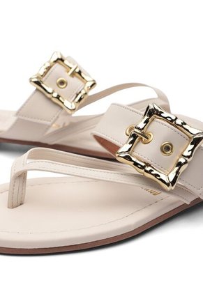 Sandalia Plana Flip-Flop Marfil Vizzano