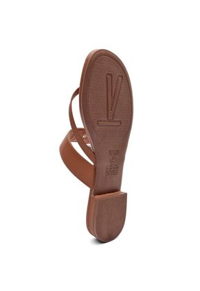 Sandalia Plana Flip-Flop Camel Vizzano