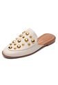 Slipper Baleta Zueco Marfil-Dorado Vizzano de Vizzano