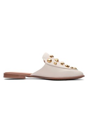 Slipper Baleta Zueco Marfil-Dorado Vizzano