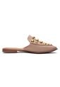Slipper Baleta Zueco Beige-Dorado Vizzano de Vizzano