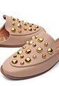 Slipper Baleta Zueco Beige-Dorado Vizzano de Vizzano