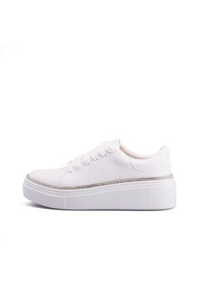 Tenis Lifestyle Blanco Plateado Vizzano
