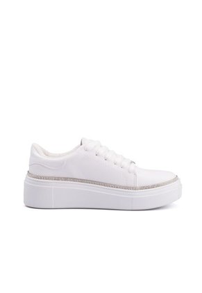 Tenis Lifestyle Blanco Plateado Vizzano