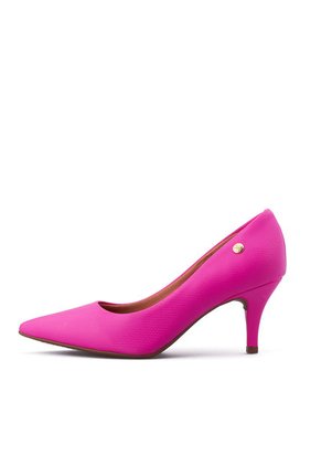 Tacón Medio Fucsia Holográfico Vizzano