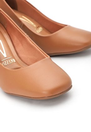 Tacón Medio Café Vizzano