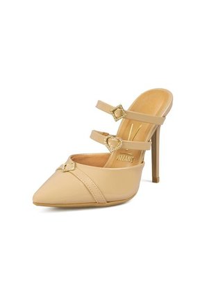 STILETTO ALTO BEIGE CRISTAL VIZZANO