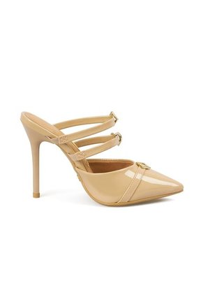 STILETTO ALTO BEIGE CRISTAL VIZZANO