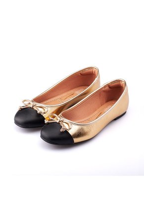 Baleta Dorado Negro Vizzano