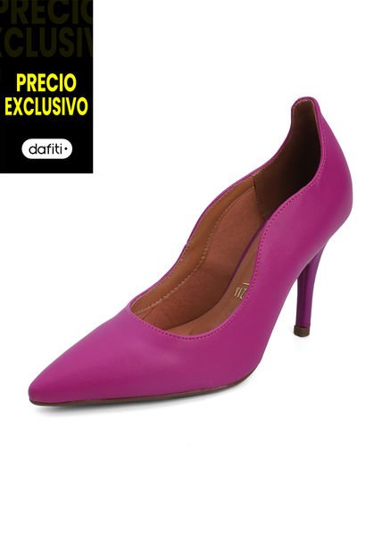 Tacón Alto Fucsia Vizzano