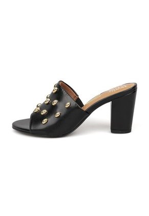 Sandalia Tacon Medio Negro Vizzano
