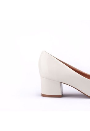 Tacon Medio Blanco Dorado Vizzano