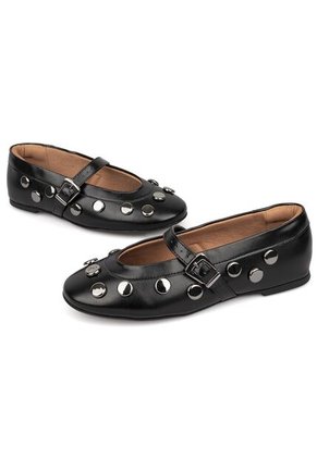 Baleta Negro Napa Vizzano