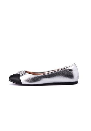 Baleta Plata Negro Vizzano