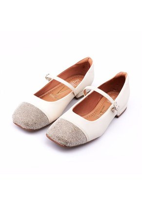 Baleta Blanco Plata Vizzano