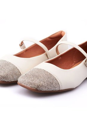 Baleta Blanco Plata Vizzano