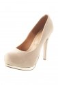 Zapatos Vizzano Camurca Tacón Beige de Vizzano