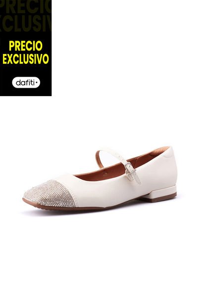 Baleta Blanco Plata Vizzano