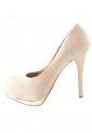Zapatos Vizzano Camurca Tacón Beige de Vizzano