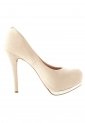 Zapatos Vizzano Camurca Tacón Beige de Vizzano