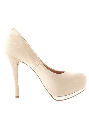 Zapatos Vizzano Camurca Tacón Beige