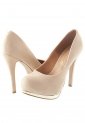 Zapatos Vizzano Camurca Tacón Beige de Vizzano
