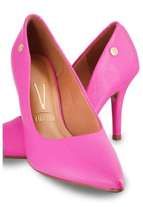 Tacón Alto Fucsia Holográfico Vizzano