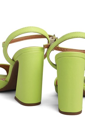 Sandalia Tacón Verde Vizzano