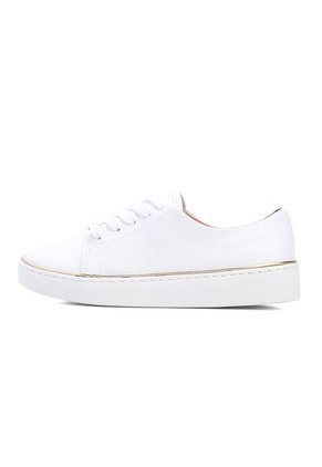 Tenis Lifestyle Blanco-Dorado Vizzano