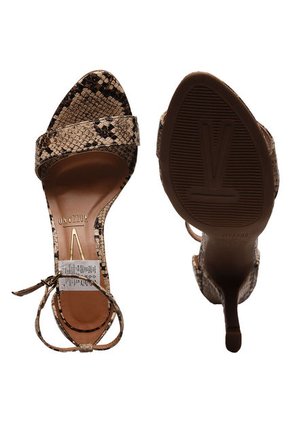 Sandalia Tacón Café-Beige Vizzano