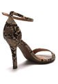 Sandalia Tacón Café-Beige Vizzano de Vizzano