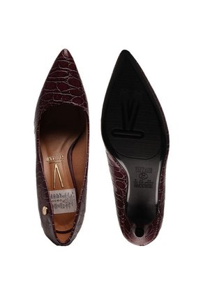 Tacón Medio Morado Vizzano