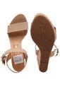 Sandalia Tacón Corrido Nude-Beige Vizzano de Vizzano