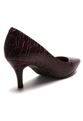 Tacón Medio Morado Vizzano