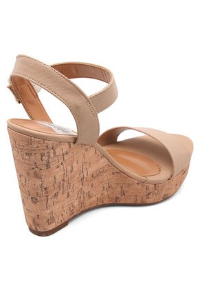 Sandalia Tacón Corrido Nude-Beige Vizzano